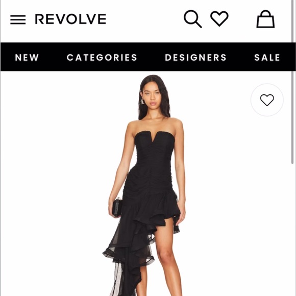 Revolve Demi Dress in black - Picture 2 of 2